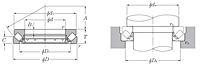 Spherical Roller Thrust Bearings - Dimensions