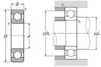 Megaohm Ball Bearings - Dimensions