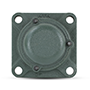 Four Bolt Square Flanged Unit, Cast Housing, Set Screw, Cast Dust Cover, Closed End, UCF Type