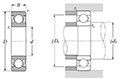 Ceramic Rolling Element Ball Bearings - Dimensions