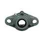 Two Bolt Rhombus Flanged Unit, Cast Housing, Adapter, Cast Dust Cover, Open End, UKFL Type